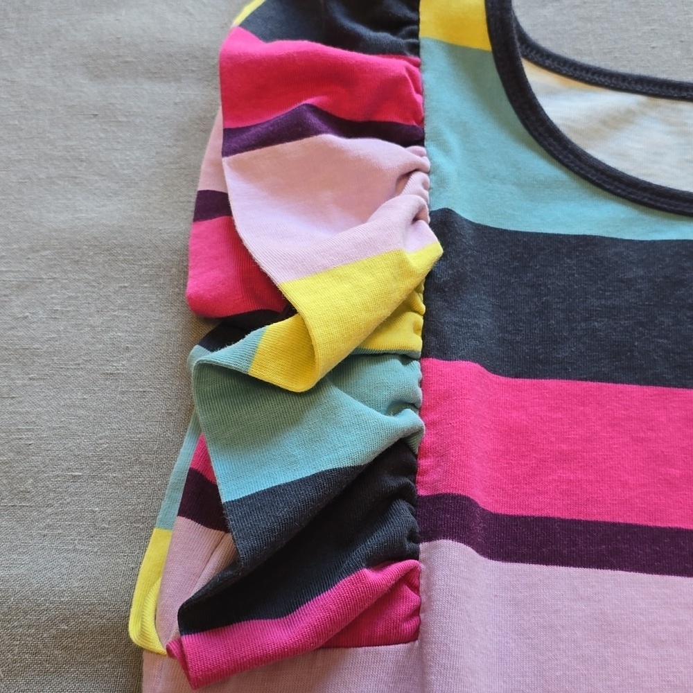 Tea Collection Colorful Striped Girls Dress - Picture 4 of 11